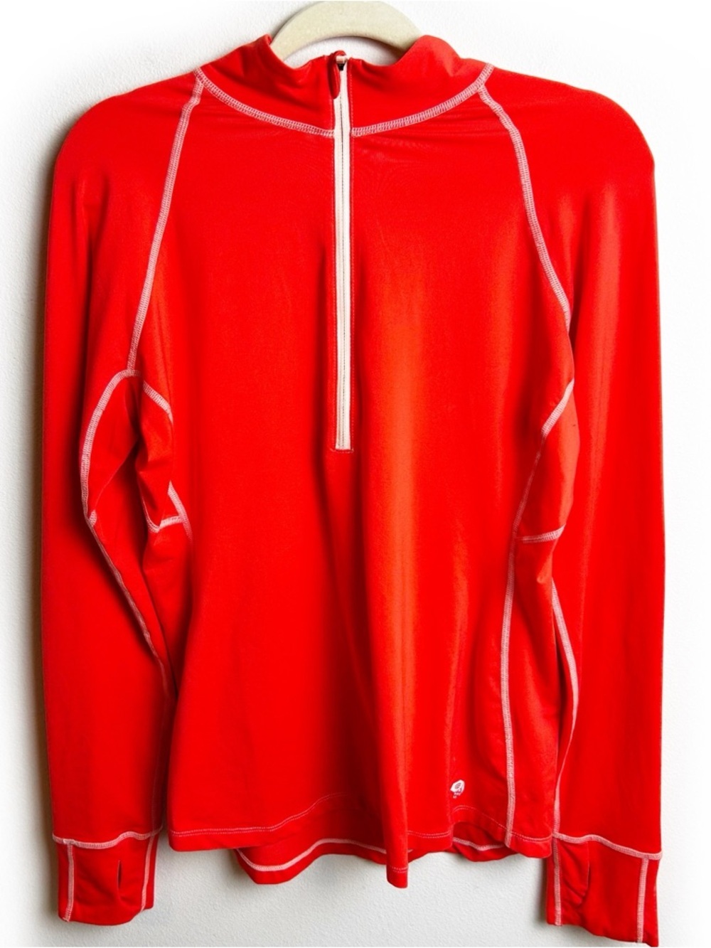 Mountain Hardwear Wick Butterlicious Long sleeve 1/2 zip outdoor shirt size: L